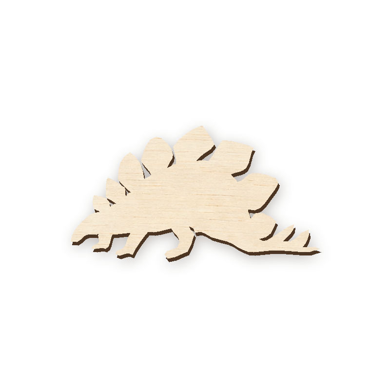 Drevený výrez - Stegosaurus 002