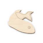 Drevený výrez - Ryba 004