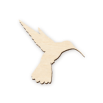 Drevený výrez - Kolibrík 001