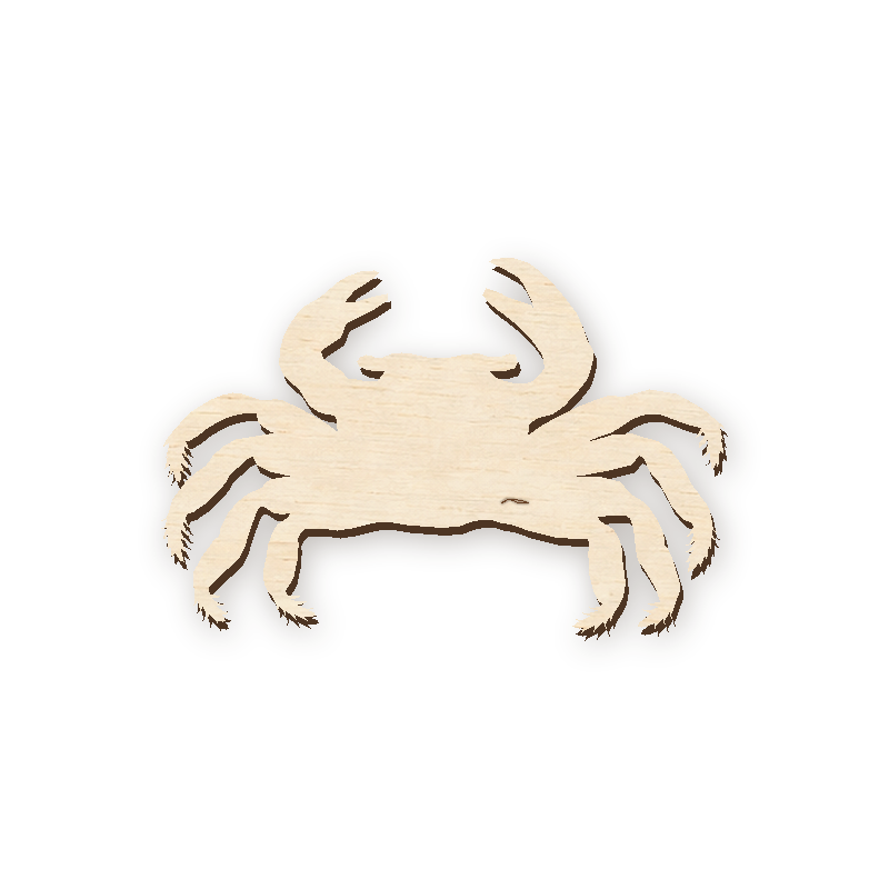 Drevený výrez - Krab 005